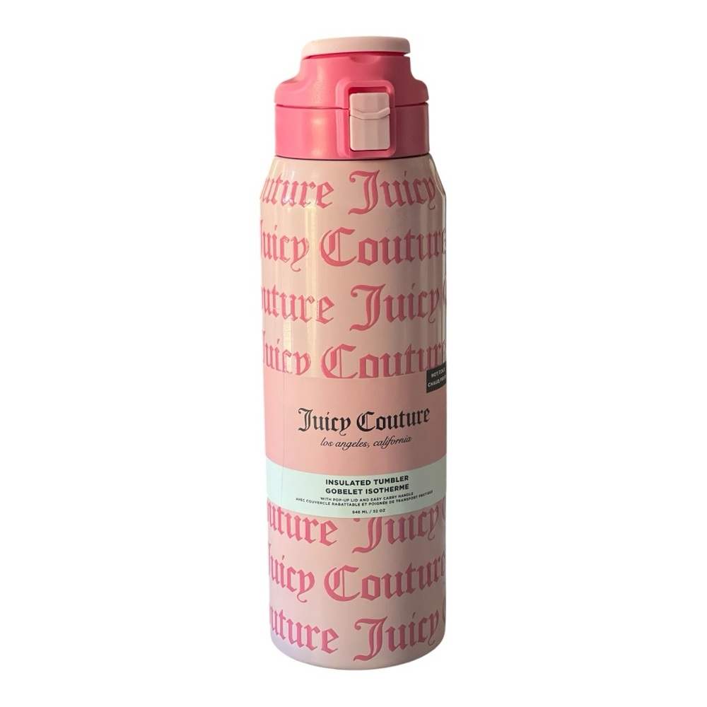NEW.Juicy Couture Pink Logo Tumbler 32 oz